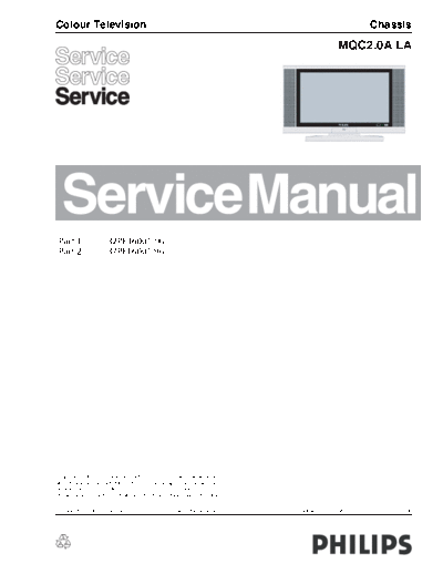 Philips philips mqc2.0a la chassis lcd tv sm  Philips LCD TV  (and TPV schematics) MQC2.0A la philips_mqc2.0a_la_chassis_lcd_tv_sm.pdf