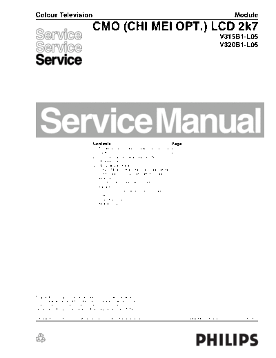 Philips cmo  chi mei opt  lcd 2007 repair manual 145  Philips LCD TV  (and TPV schematics) PHILIPS CMO ( CHI MEI OPT ) LCD 2007 REPAIR MANUAL philips_cmo__chi_mei_opt__lcd_2007_repair_manual_145.pdf