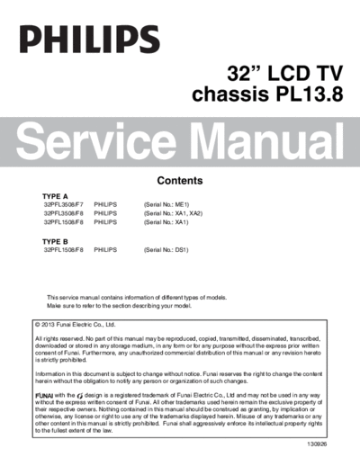 Philips philips 32pfl 3508 f 8  Philips LCD TV  (and TPV schematics) PL13.8 chassis philips_32pfl_3508_f_8.pdf