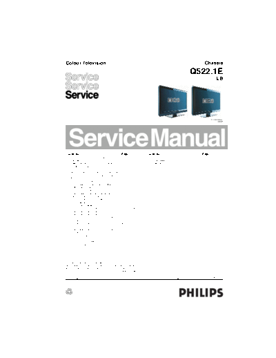 Philips PHILIPS Q522.1E LB CHASSIS LCD TV SM.part3  Philips LCD TV  (and TPV schematics) Q522.1E lb PHILIPS_Q522.1E_LB_CHASSIS_LCD_TV_SM.part3.rar