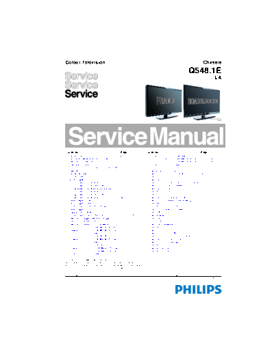Philips philips q548.1e la chassis lcd [ET]  Philips LCD TV  (and TPV schematics) Q548.1E la philips_q548.1e_la_chassis_lcd_[ET].pdf