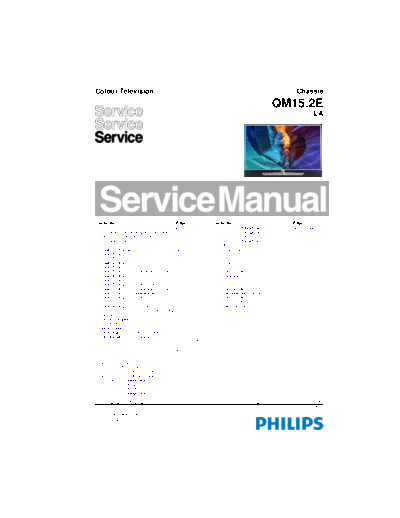 Philips philips chassis qm15.2ela  Philips LCD TV  (and TPV schematics) QM15.2E la philips_chassis_qm15.2ela.pdf