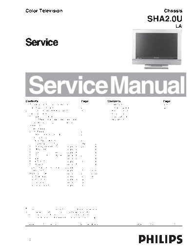 Philips Philips+20MF251W-27+Chassis+SHA2.0U+LA  Philips LCD TV  (and TPV schematics) SHA2.0U la Philips+20MF251W-27+Chassis+SHA2.0U+LA.pdf