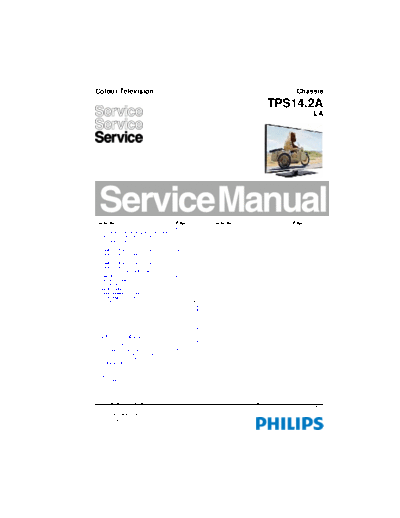 Philips philips tps14.2ala  Philips LCD TV  (and TPV schematics) TPS14.2A la philips_tps14.2ala.pdf