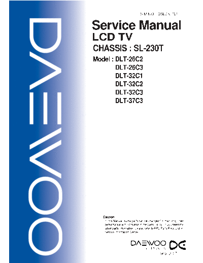 Daewoo DSL230TEF0  Daewoo LCD DSL230TEF0.rar