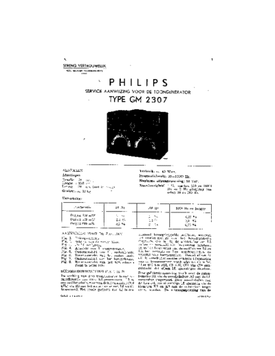 Philips GM2307-1  Philips Meetapp GM2307 GM2307-1.pdf