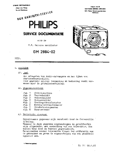 Philips gm2884-02 0,1-25mhz service oscillator 1952 sm  Philips Meetapp GM2884 philips_gm2884-02_0,1-25mhz_service_oscillator_1952_sm.pdf