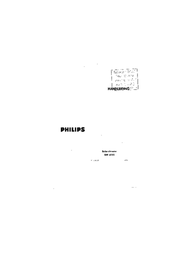 Philips GM6023  Philips Meetapp GM6023 GM6023.pdf