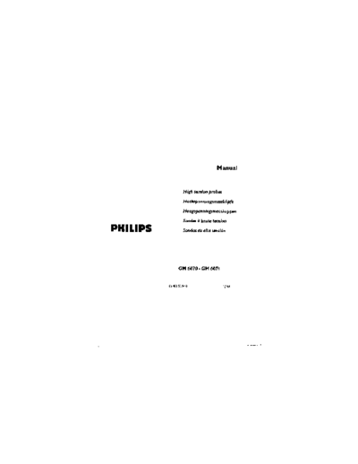 Philips GM6070  Philips Meetapp GM6070 GM6070.pdf