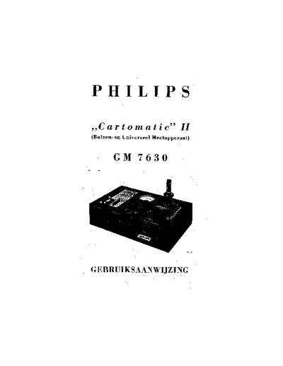 Philips GM7630  Philips Meetapp GM7630 GM7630.pdf
