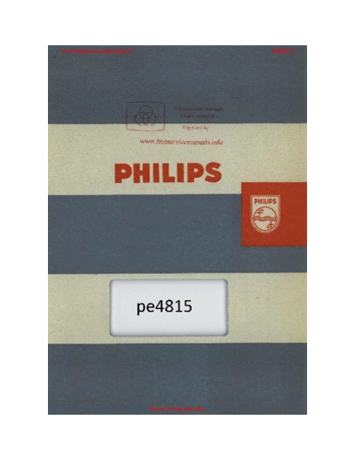 Philips pe4815  Philips Meetapp PE4815 pe4815.pdf