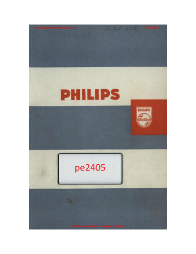 Philips pm2405  Philips Meetapp PM2405 pm2405.pdf