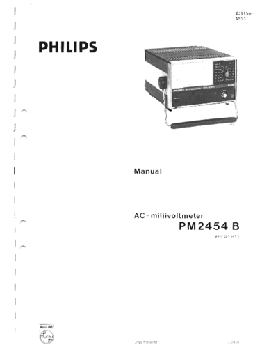 Philips philips pm2454b sm  Philips Meetapp PM2454B philips_pm2454b_sm.pdf