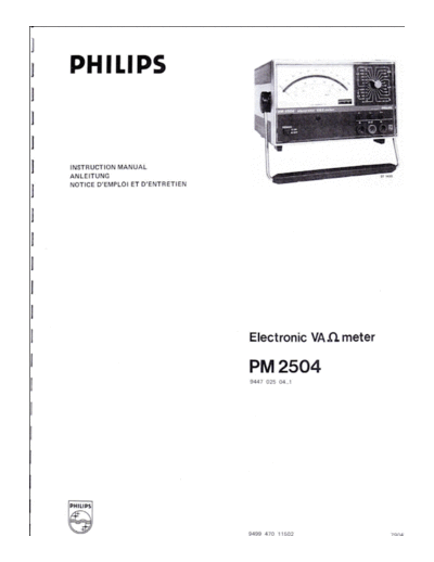 Philips Philips PM2504  Philips Meetapp PM2504 Philips PM2504.pdf