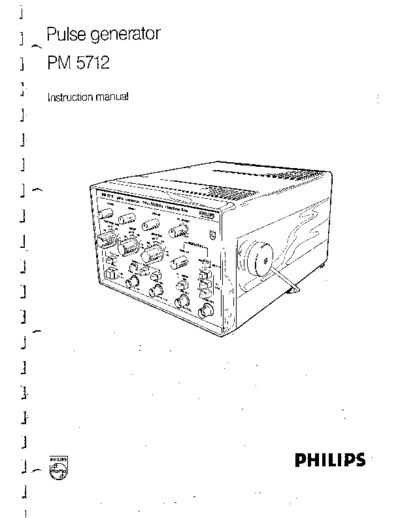 Philips pm5712 pulse generator  Philips Meetapp PM5712 pm5712_pulse_generator.pdf