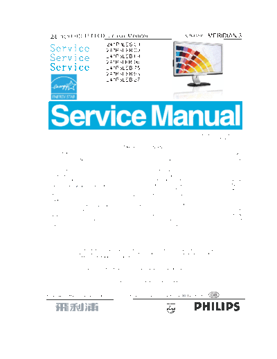 Philips PHILIPS+MERIDIAN+3+Chassis+-241P3LEx  Philips Monitor 241P3LEB Chassis MERIDIAN-3 PHILIPS+MERIDIAN+3+Chassis+-241P3LEx.pdf