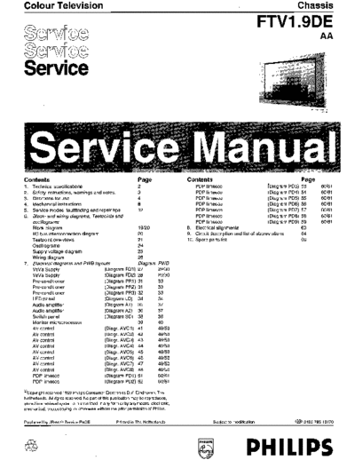 Philips FTV19DE SB-SI 4664696794  Philips Plasma FTV1.9DE aa FTV19DE_SB-SI_4664696794.pdf