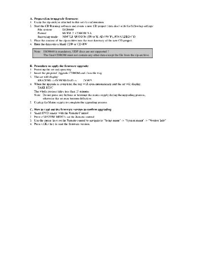 Philips avs-04-021 DVDR615 SW upgrade  Philips Symptom Cure  17-04-2004 References avs-04-021_DVDR615_SW_upgrade.pdf