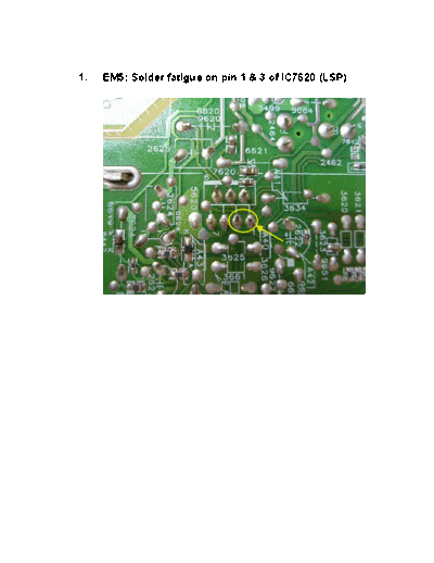 Philips EM5 resolder IC7620  Philips Symptom Cure  17-04-2004 References EM5_resolder_IC7620.pdf