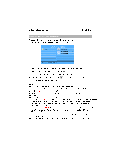 Philips avs-04 041-DVP6xxADDENDUM SHEET YOM100238-0Z09  Philips Symptom Cure 2006 References avs-04_041-DVP6xxADDENDUM_SHEET_YOM100238-0Z09.pdf