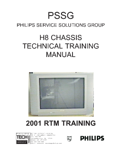 Philips PHILIPS H8 TM  Philips Training Manuals 29PD802 PHILIPS H8 TM.zip