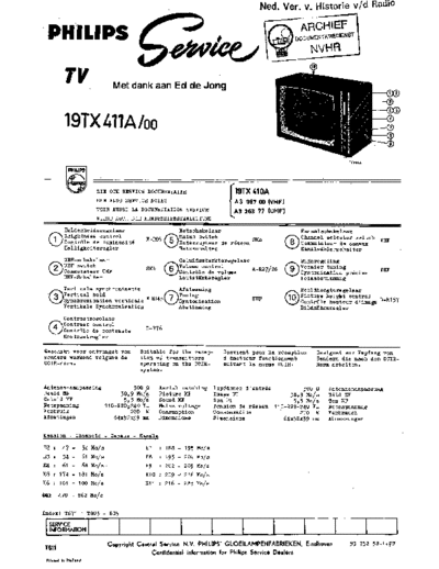 Philips Philips 19TX411A  Philips TV 19TX411A Philips_19TX411A.pdf