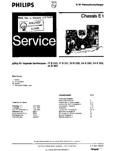 Philips Philips E1  Philips TV 20B330 Philips_E1.pdf