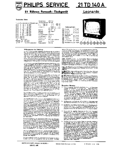 Philips 21TD140A  Philips TV 21TD140A 21TD140A.pdf
