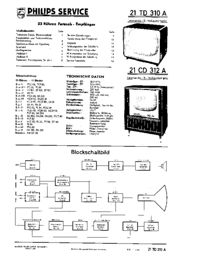 Philips 21CD312A  Philips TV 21TD310A 21CD312A.pdf