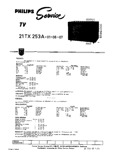 Philips 21TX253A  Philips TV 21TX253A 21TX253A.pdf