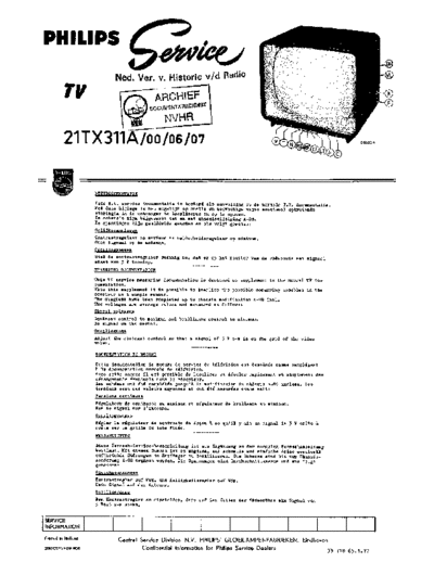 Philips Philips 21TX311A  Philips TV 21TX311A Philips_21TX311A.pdf