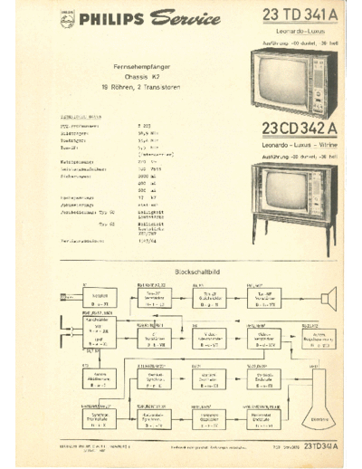 Philips TV Philips Chassis K2  Philips TV 23TD341A TV Philips Chassis K2.pdf