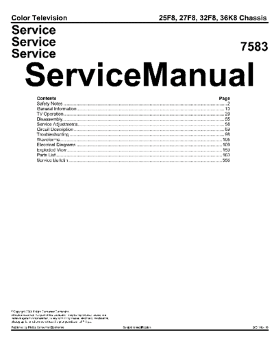 Philips K8 ET-SB-SI 1302604746  Philips TV 25F8 chassis K8_ET-SB-SI_1302604746.pdf