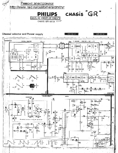 Philips gr1356  Philips TV GR1-AX la gr1356.pdf