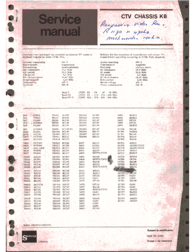 Philips k8 service manual  Philips TV K8 k8 service manual.pdf