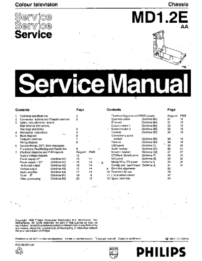 Philips MD1.2Eaa  Philips TV MD1.2E aa MD1.2Eaa.pdf