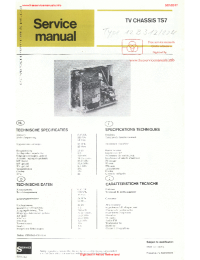 Philips ts7  Philips TV TS7  chassis ts7.pdf