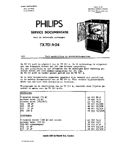 Philips TX701A-04  Philips TV TX701A TX701A-04.pdf