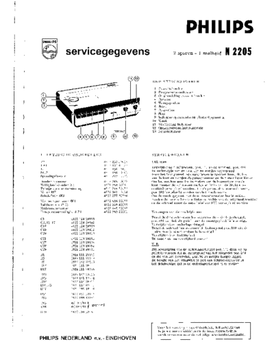 Philips N2205  Philips Video N2205 N2205.pdf