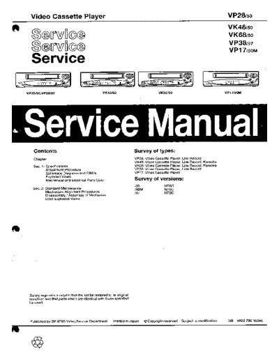 Philips vp17 28 38 vk48 68 152  Philips Video VP17_28_38_vk48_68 vp17_28_38_vk48_68_152.pdf