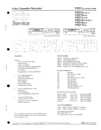 Philips vr211-212-213-311-312-313-2115  Philips Video VR211 vr211-212-213-311-312-313-2115.pdf