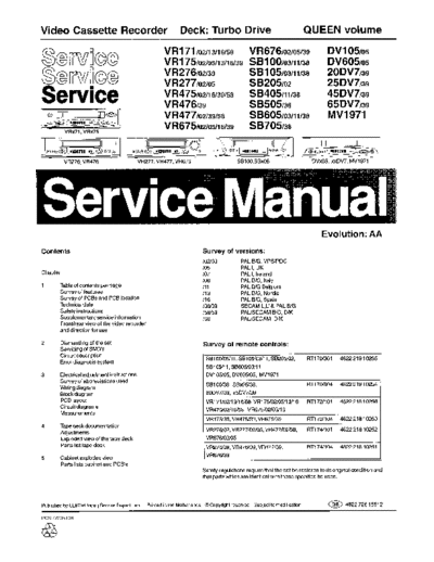 Philips VR171 ET-SB-EX-SI 1236768348  Philips Video VR276 VR171_ET-SB-EX-SI_1236768348.pdf