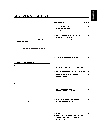 Philips vr678 02 dfu fra  Philips Video VR678 vr678_02_dfu_fra.pdf