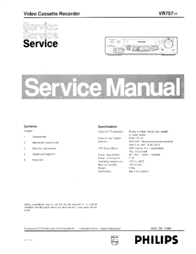 Philips VR75777 ET-SB-EX-SI 1233744637  Philips Video VR757 VR75777_ET-SB-EX-SI_1233744637.pdf