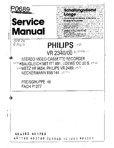 Philips VR2340 ET 1228886390  Philips Video VR2489 VR2340_ET_1228886390.pdf