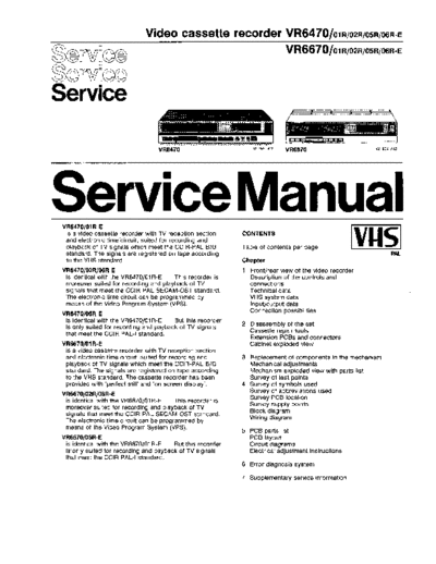 Philips VR6470-6670  Philips Video VR6670 PHILIPS VR6470-6670.pdf