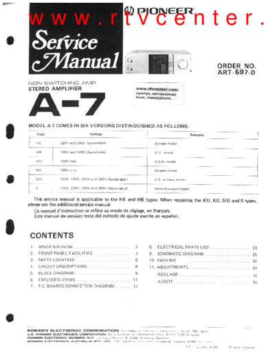 Pioneer pioneer a7 449  Pioneer Audio A-7 pioneer_a7_449.pdf