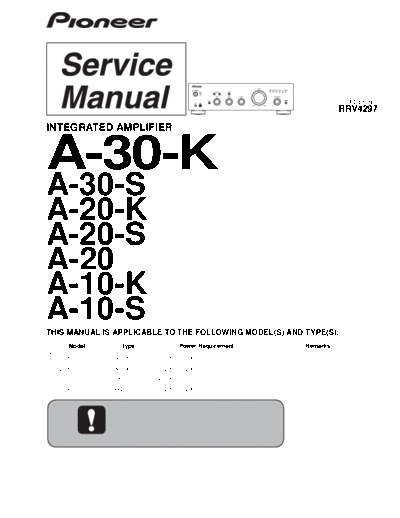 Pioneer hfe pioneer a-10-k 20-k 30-k service en  Pioneer Audio A-10-K hfe_pioneer_a-10-k_20-k_30-k_service_en.pdf