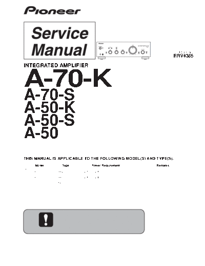 Pioneer hfe pioneer a-50 70 k s service enk  Pioneer Audio A-50-A70 hfe_pioneer_a-50_70_k_s_service_enk.pdf