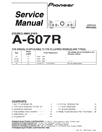 Pioneer a-607r  Pioneer Audio A-607 a-607r.pdf
